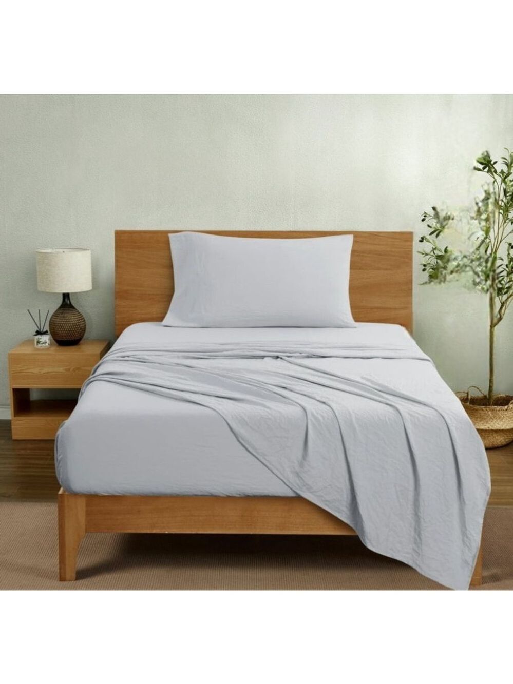 Mainstays Twin/TXL Ultra Soft Sheet Sets in gray NWT